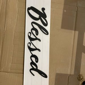 “Blessed” wall decor